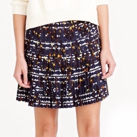 J. Crew Skirts J Crew Accordion Pleated Lattice Mini Skirt6 Poshmark